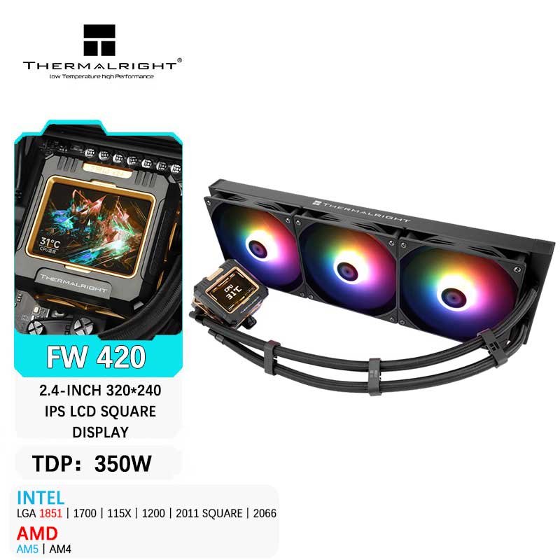 Thermalright FW 420 CPU all-in - Aio Liquid Cooler recensione e prezzo